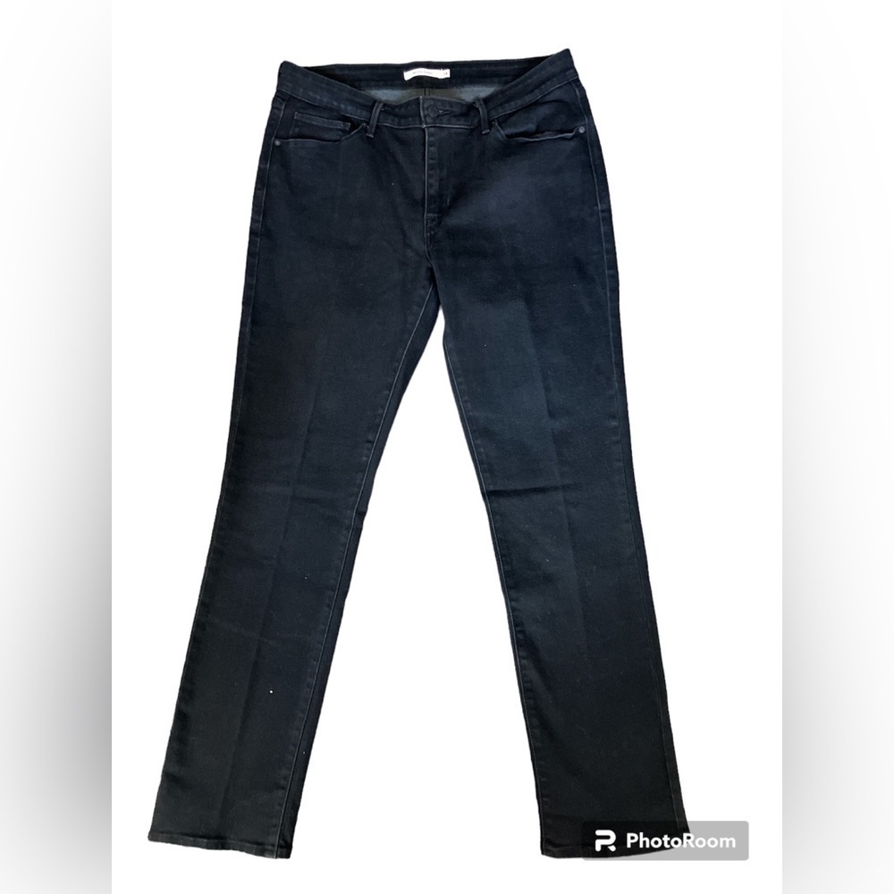 Levi’s Mid Rise Stretch Skinny Black Size 14